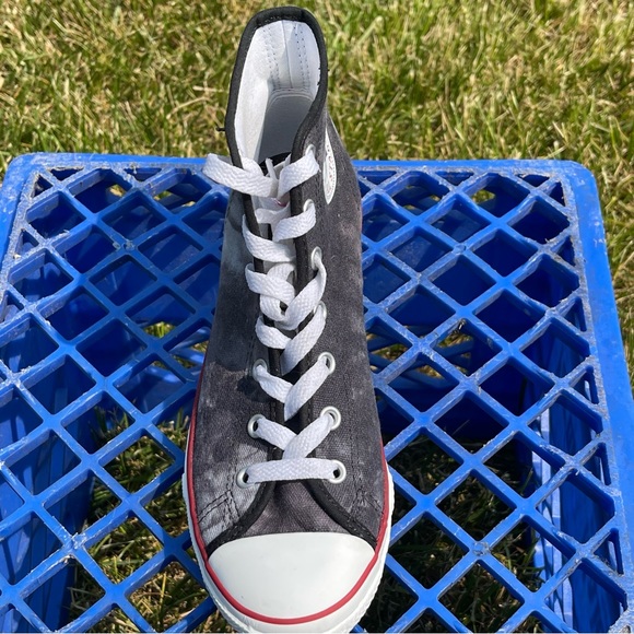 Converse Chuck Taylor Women Size 7 Hi-Ness Wedge Shoes Black White Camo 542470C - Picture 6 of 13